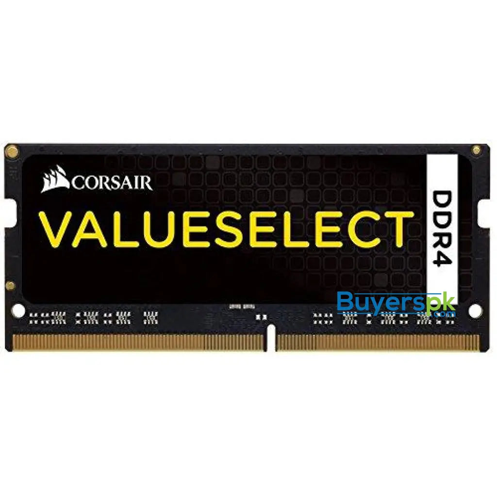 Corsair CMSO8GX4M1A2133C15 Value Select 8 GB (1 x 8 GB) DDR4 2133 MHz CL15 Mainstream SODIMM Notebook Memory Module - Black - RAM Corsair CMSO8GX4M1A2133C15 Value Select 8 GB (1 x 8 GB) DDR4 2133 MHz CL15 Mainstream SODIMM Notebook Memory Module - Black - RAM